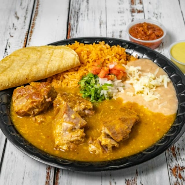 Chile Verde Dinner.